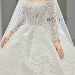 TVC700 Váy Cưới Làm Lễ, Đầm Cưới Làm Lễ, Cúp Ngực, Dài Tay