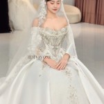 TVC838 Váy Cưới Làm Lễ, Đầm Cưới Đi Tiệc, Cúp Ngực